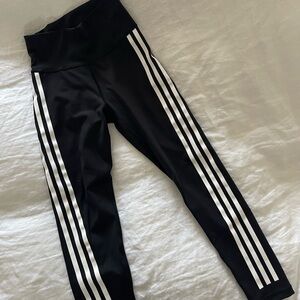 Adidas 3 stripe leggings